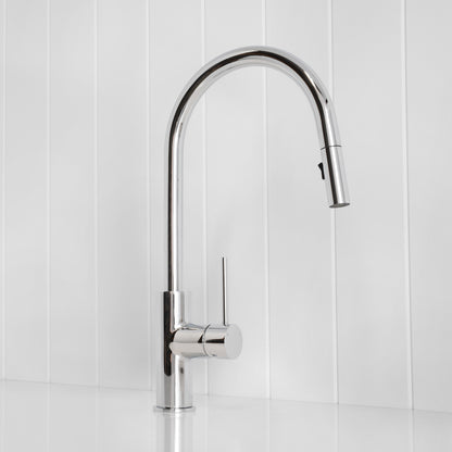 Porto Pull-Out Kitchen Mixer Chrome