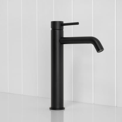 Vienna Tall Basin Mixer Matte Black