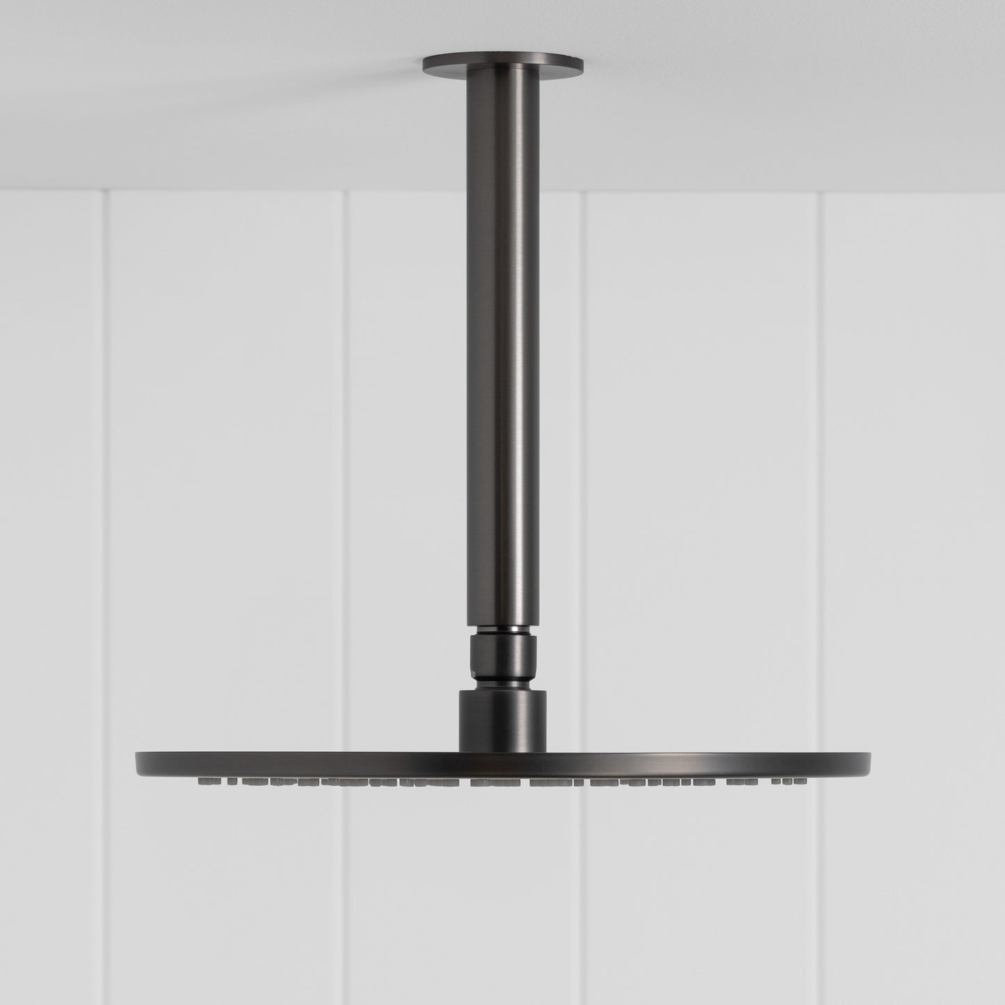 Lyon Ceiling Shower Arm and Head Gunmetal