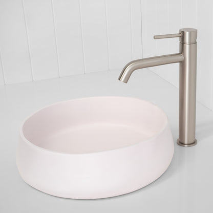 Vienna Tall Basin Mixer Brushed Nickel