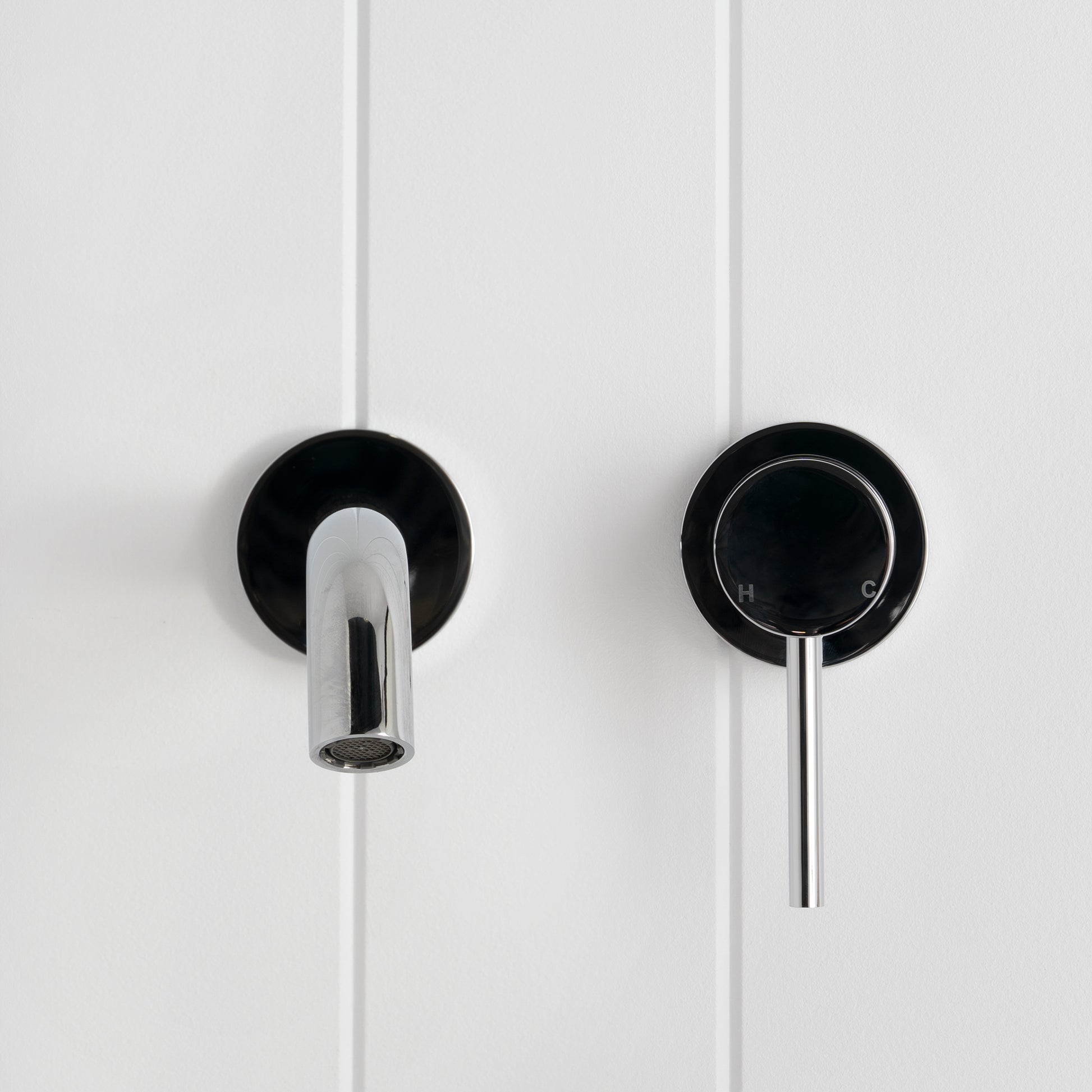 Milano Wall Spout Plus Wall Mixer - Chrome