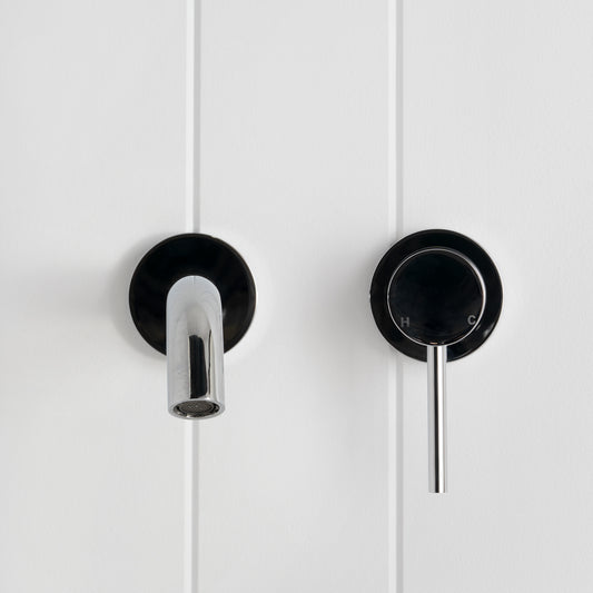 Milano Wall Spout Plus Wall Mixer - Chrome