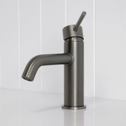 Vienna Short Basin Mixer Brushed Gunmetal