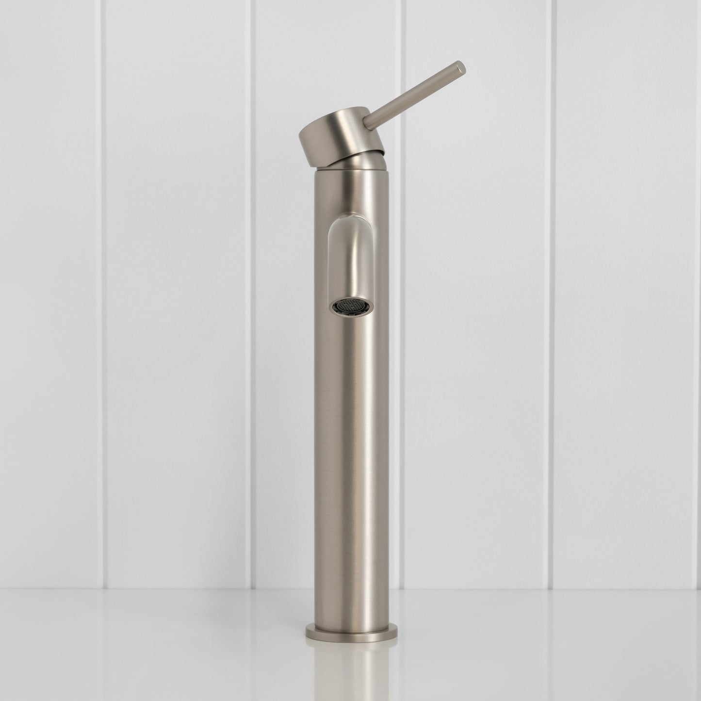Vienna Tall Basin Mixer Brushed Nickel