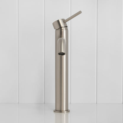 Vienna Tall Basin Mixer Brushed Nickel