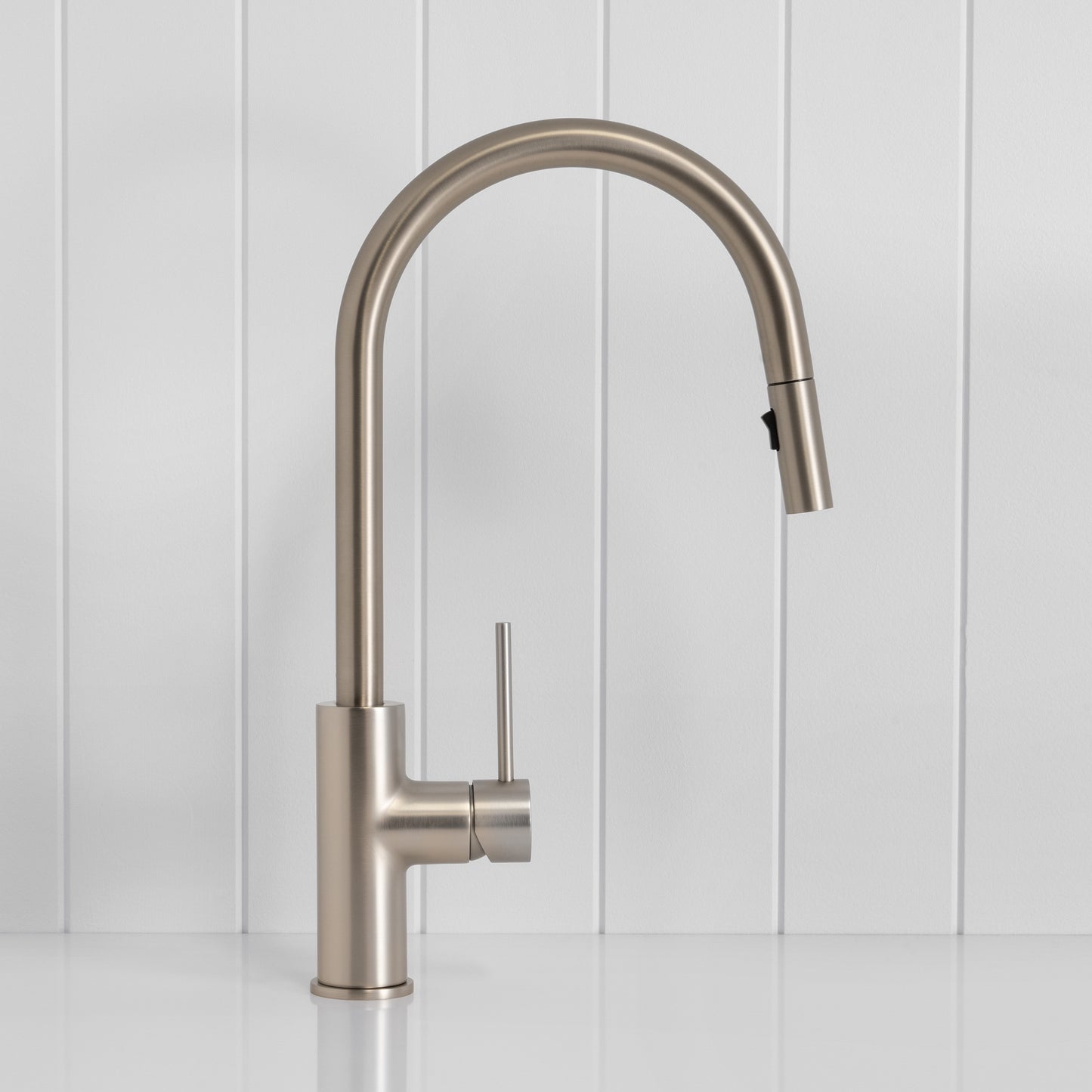 Porto Pull-Out Kitchen Mixer Brushed Nickel