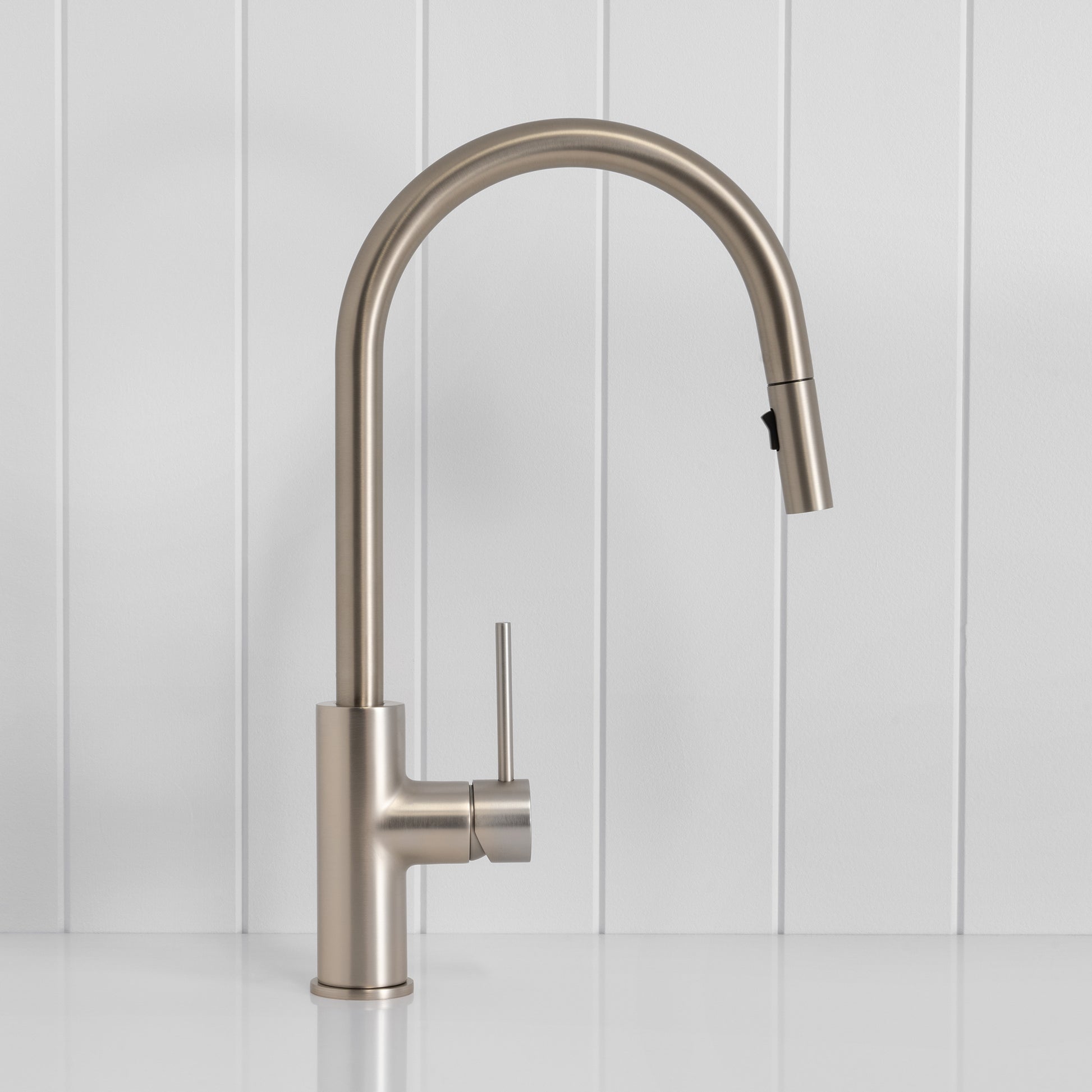 Porto Pull-Out Kitchen Mixer Brushed Nickel