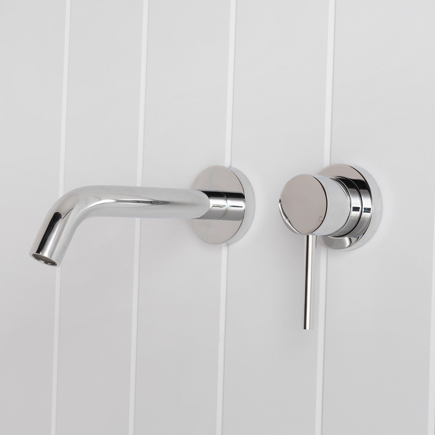 Milano Wall Spout Plus Wall Mixer - Chrome