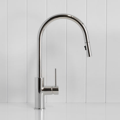 Porto Pull-Out Kitchen Mixer Chrome