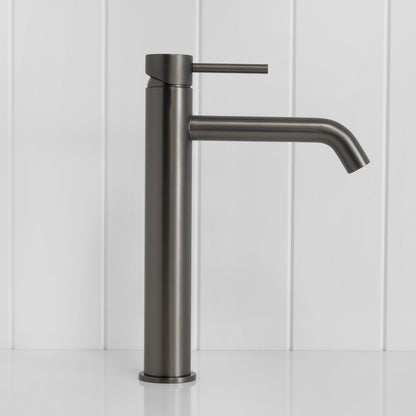 Vienna Tall Basin Mixer Gunmetal
