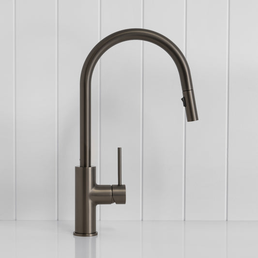 Porto Pull-Out Kitchen Mixer Gunmetal