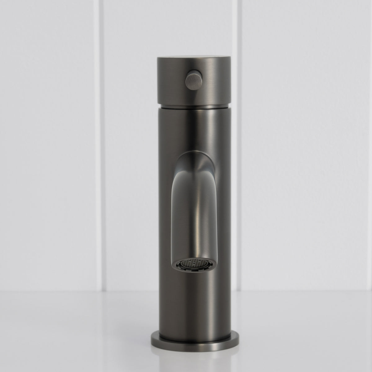 Vienna Short Basin Mixer Brushed Gunmetal