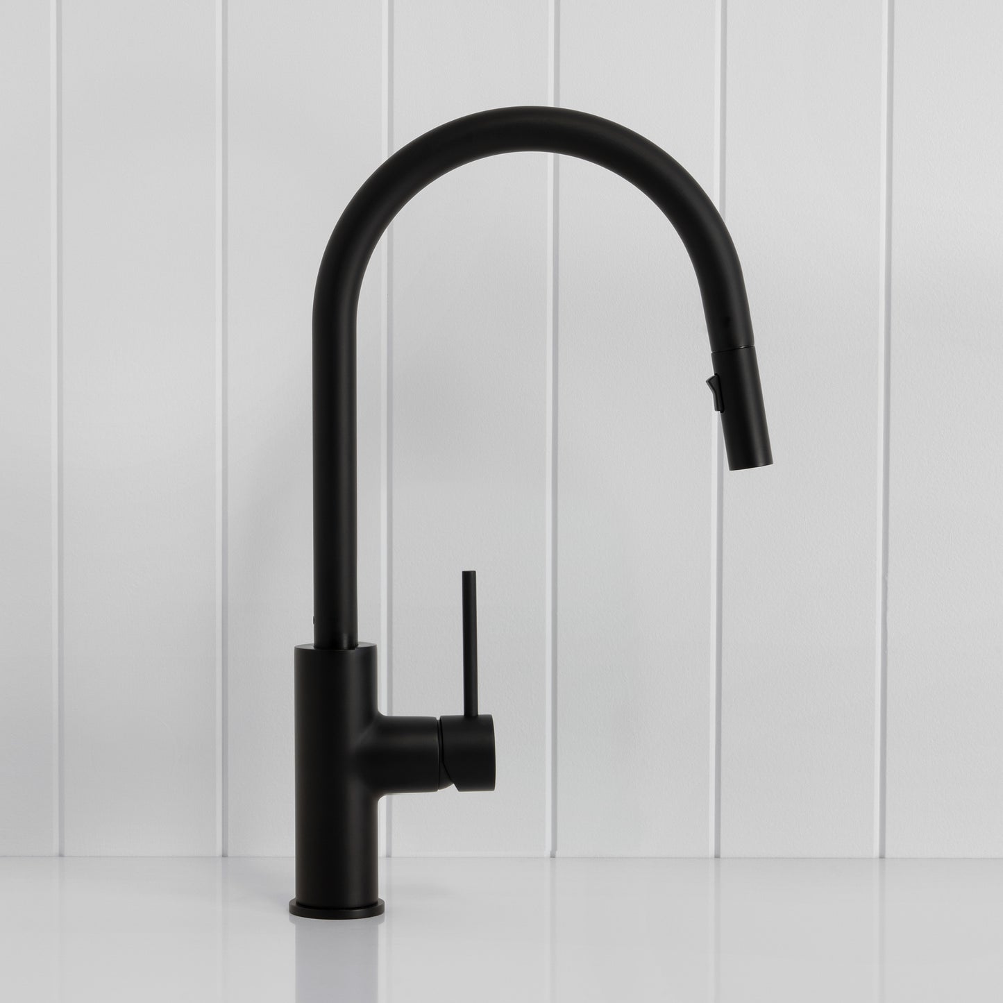 Porto Pull-Out Kitchen Mixer Matte Black