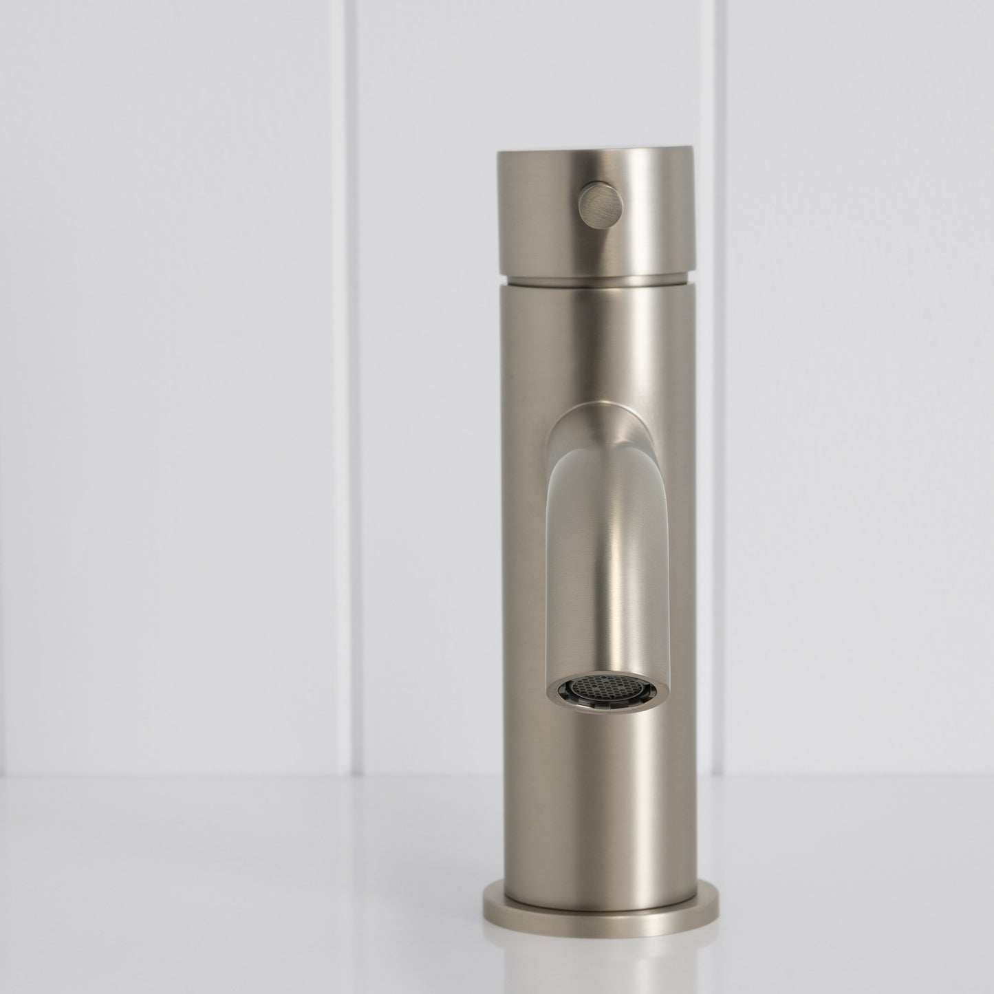 Vienna Short Basin Mixer - Brushed Nickel