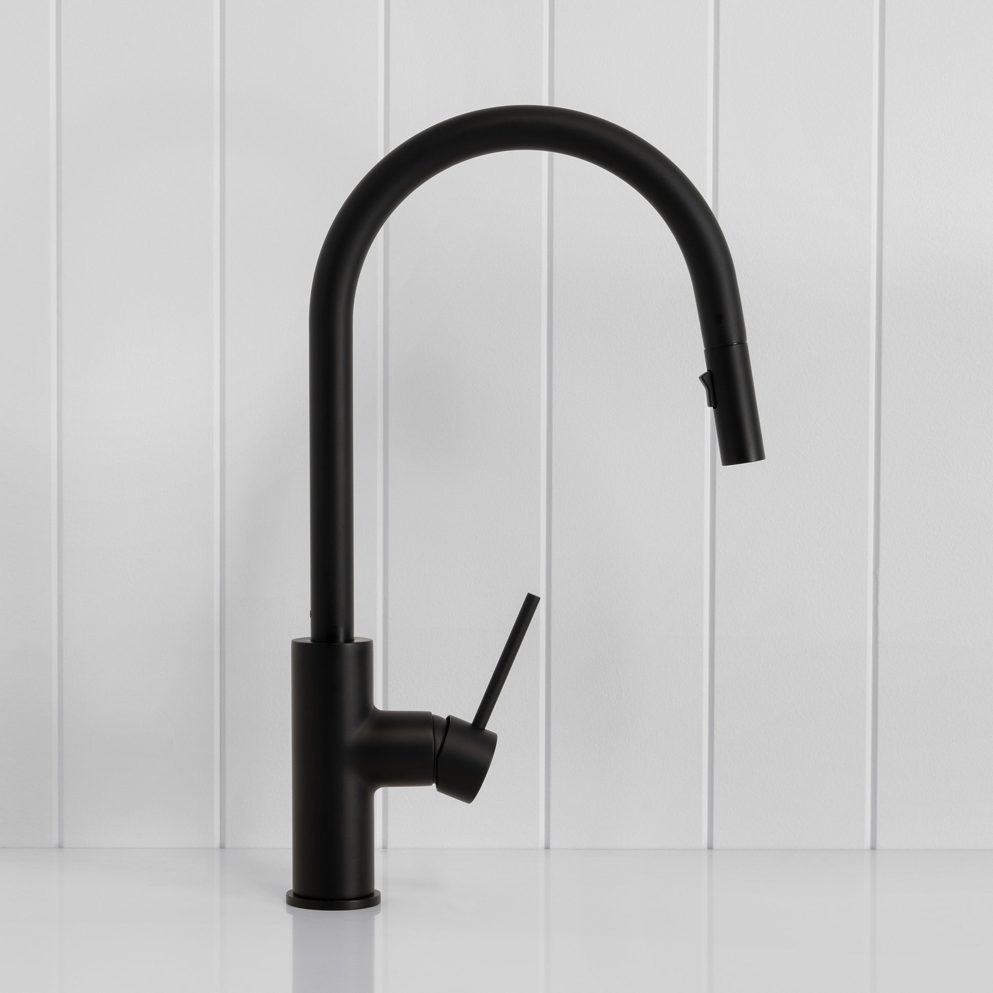 Porto Pull-Out Kitchen Mixer Matte Black