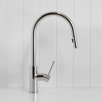 Porto Pull-Out Kitchen Mixer Chrome