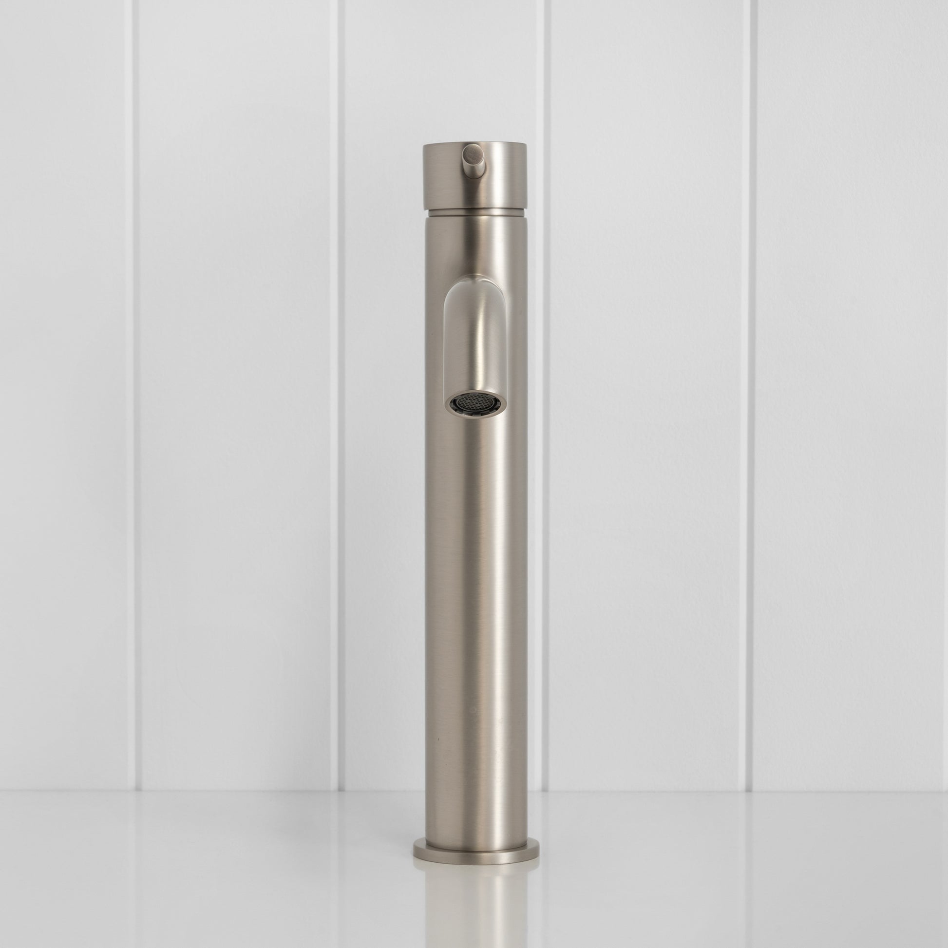 Vienna Tall Basin Mixer Brushed Nickel