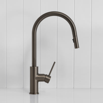 Porto Pull-Out Kitchen Mixer Gunmetal