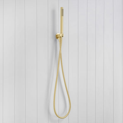 Versailles Handheld Shower Head with Hose - Brushed Brass