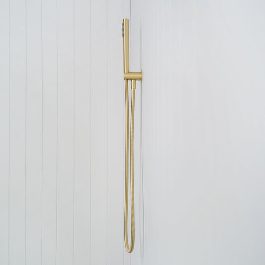 Versailles Handheld Shower Head with Hose - Brushed Brass