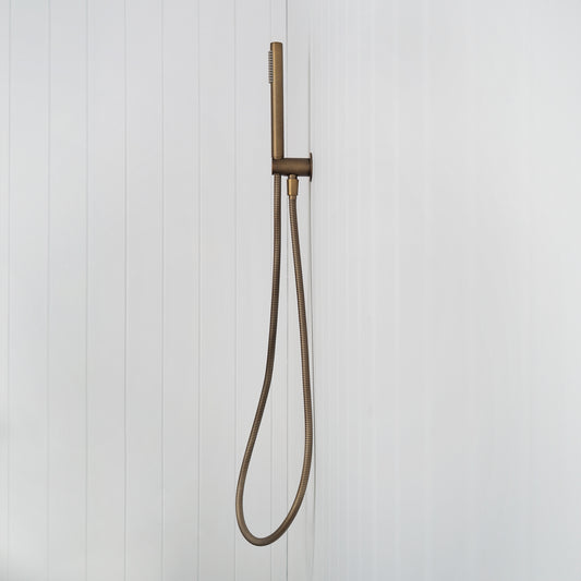Versailles Handheld Shower Head with Hose - Antique Brass