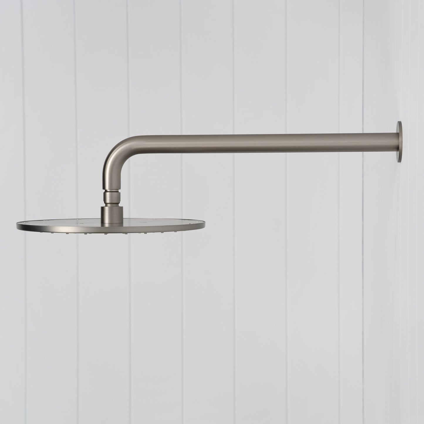 Bordeaux Wall Mounted Shower Head with Arm Brushed Nickel