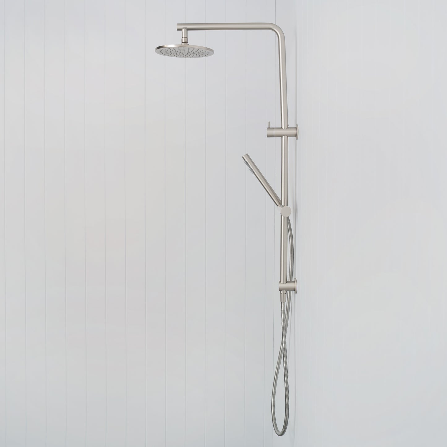 Corsica Dual Shower Head Brushed Nickel