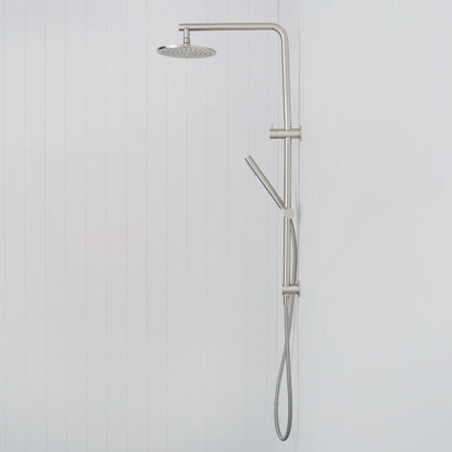 Corsica Dual Shower Head Brushed Nickel