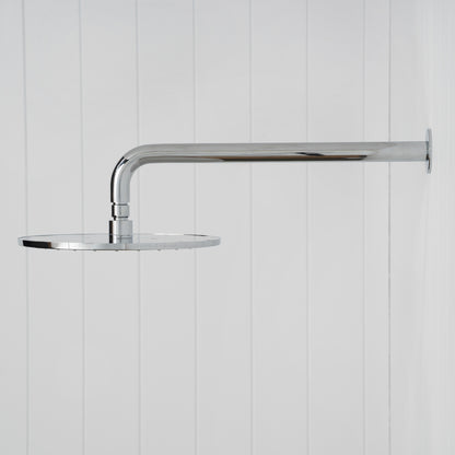 Bordeaux Wall Mounted Shower Head with Arm Chrome