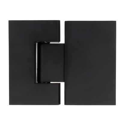 Geneva Shower Hinge Glass to Glass Matte Black