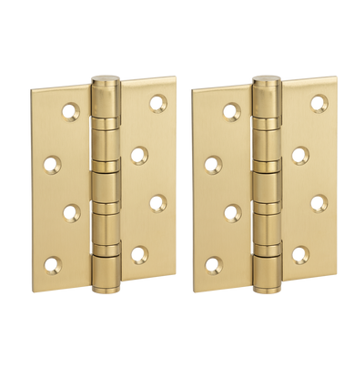 Venezia Door Butt Hinge Brushed Brass