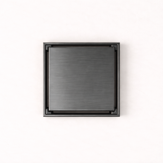 Granada Tile Insert Floor Waste Gun Metal