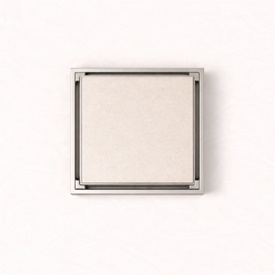 Granada Tile Insert Floor Waste Brushed Nickel