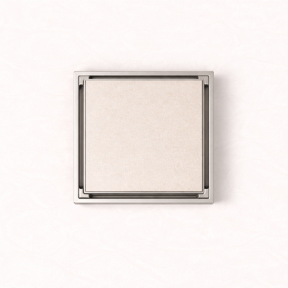 Granada Tile Insert Floor Waste Brushed Nickel
