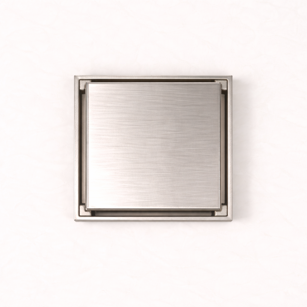 Granada Tile Insert Floor Waste Brushed Nickel