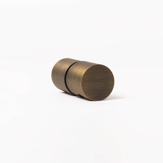 Corfu Shower Door Handle Antique Brass