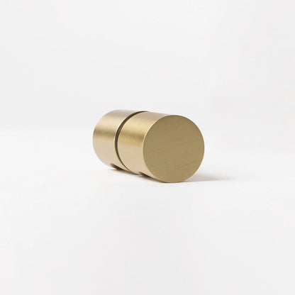 Corfu Shower Door Handle Brushed Brass