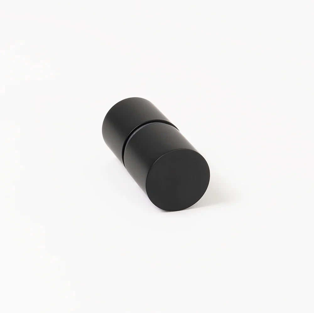 Corfu Shower Door Handle Matte Black