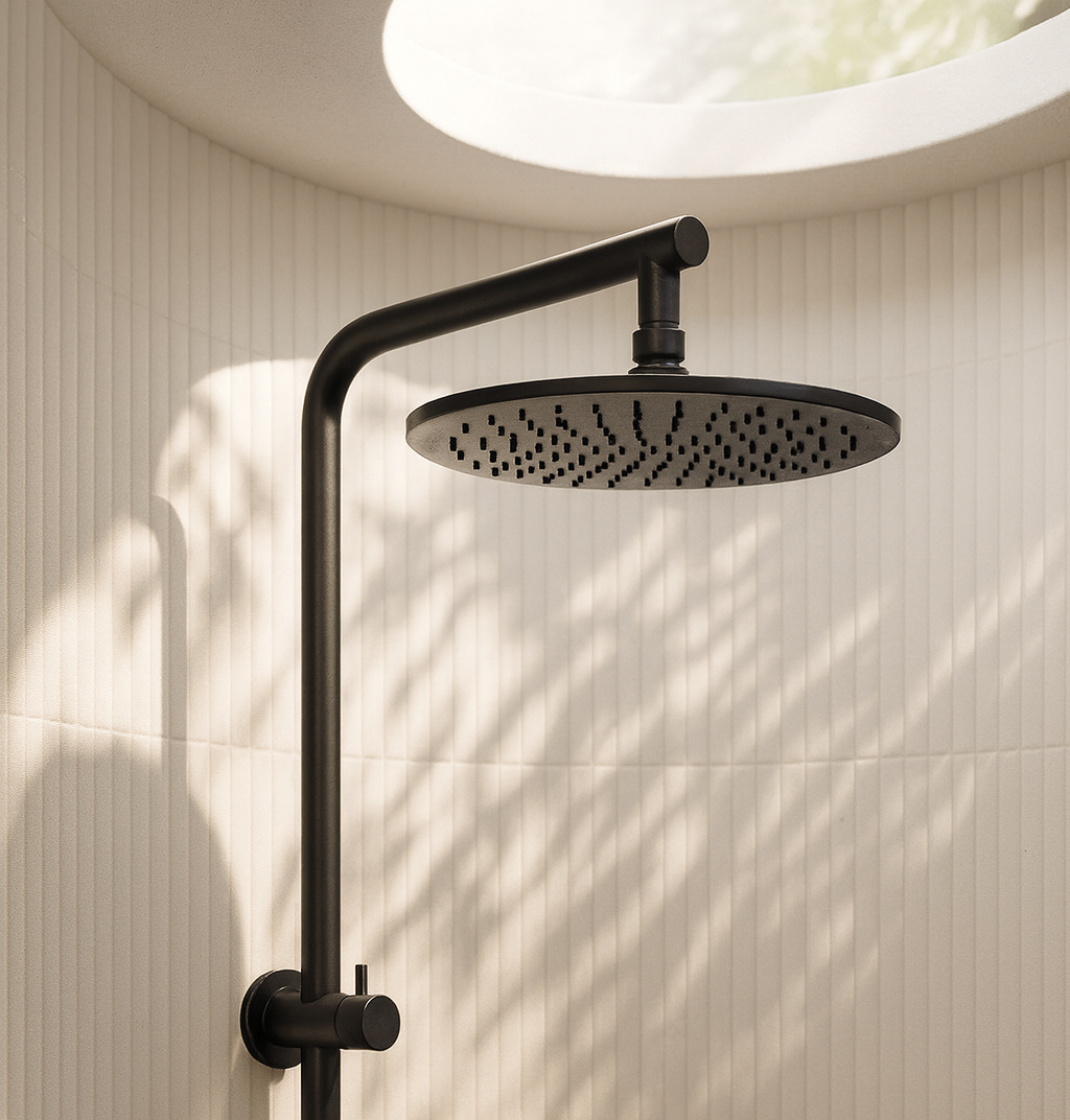 Corsica Dual Shower Head Matte Black
