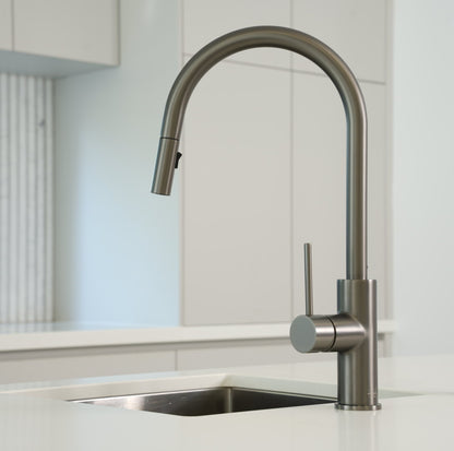 Porto Pull-Out Kitchen Mixer Gunmetal