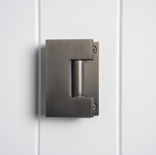Rennes Shower Hinge Glass to Wall Gun Metal