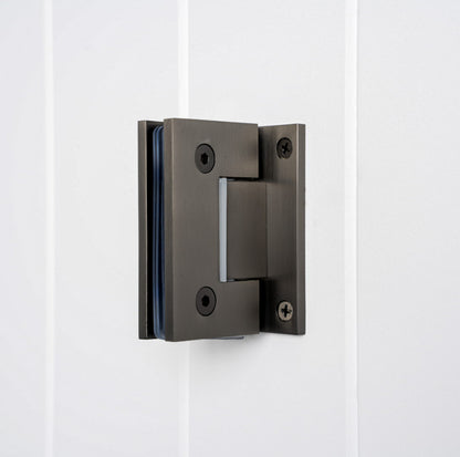 Rennes Shower Hinge Glass to Wall Gun Metal