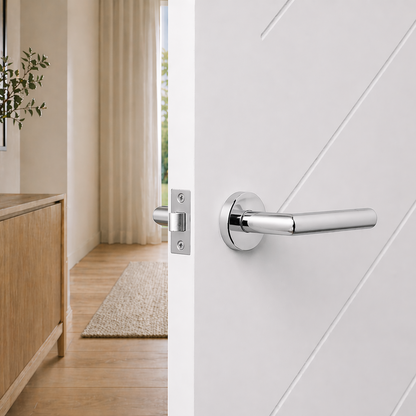Santorini Door Handle Chrome
