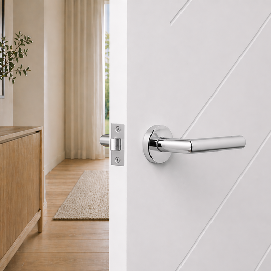 Santorini Door Handle Chrome