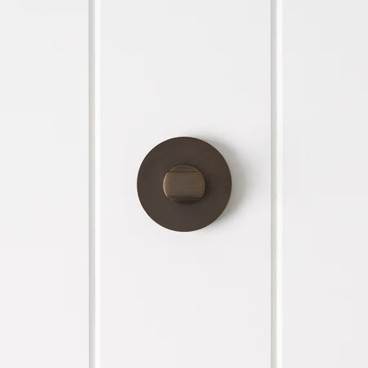 Prague Door Lock Antique Brass