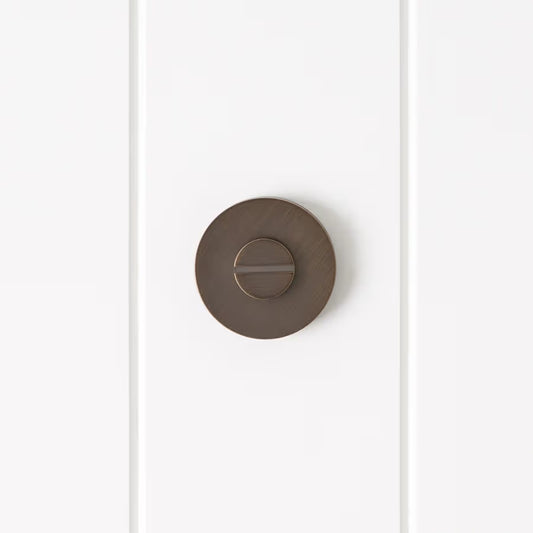 Prague Door Lock Antique Brass