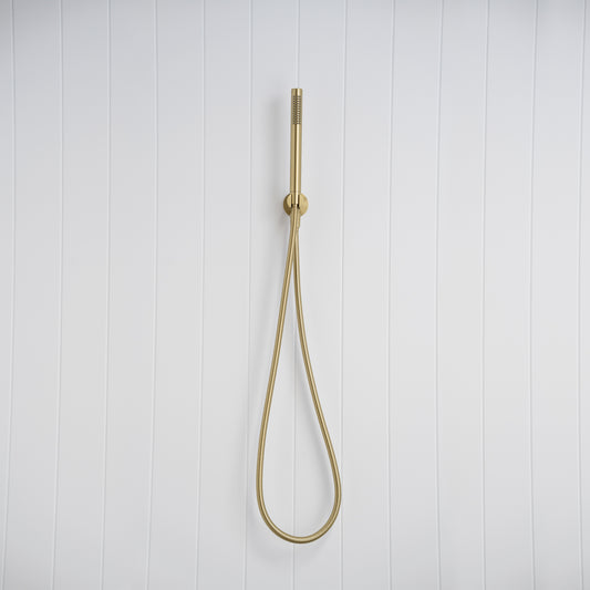 Versailles Handheld Shower Head with Hose - Brushed Brass
