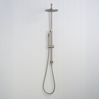 Corsica Dual Shower Head Brushed Nickel