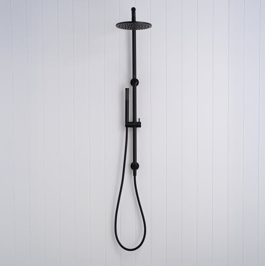 Corsica Dual Shower Head Matte Black