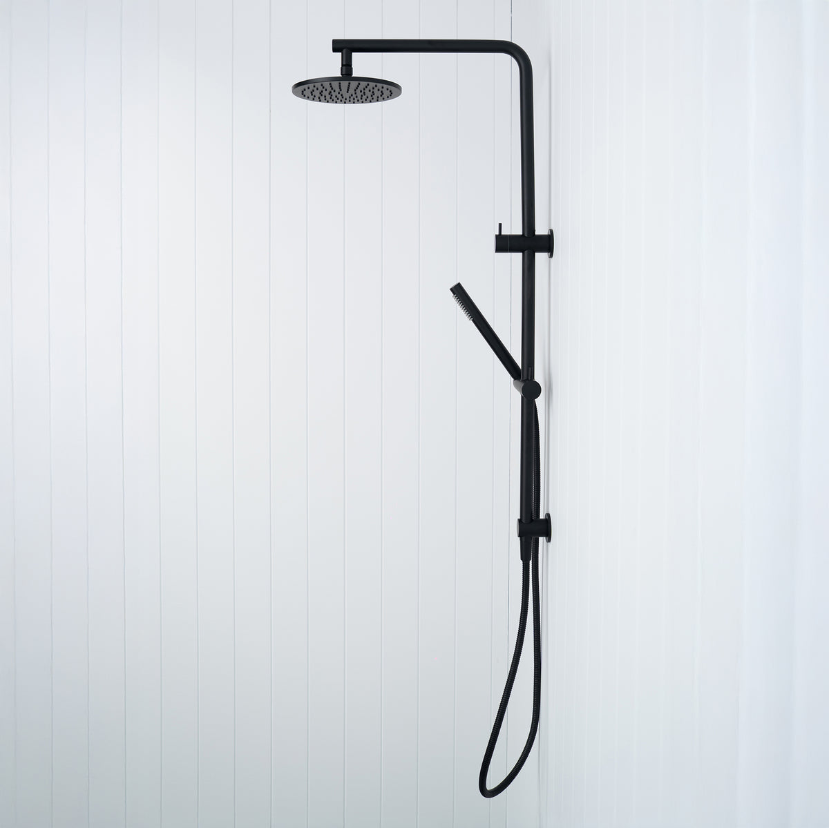 Corsica Dual Shower Head Matte Black